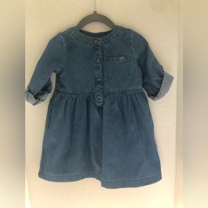 Simple joys by Carter’s denim dress. Size 18 months